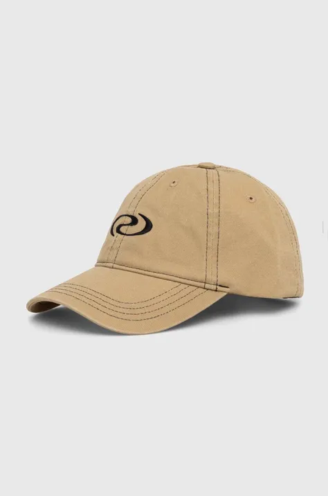 Βαμβακερό καπέλο του μπέιζμπολ Résumé χρώμα: μπεζ