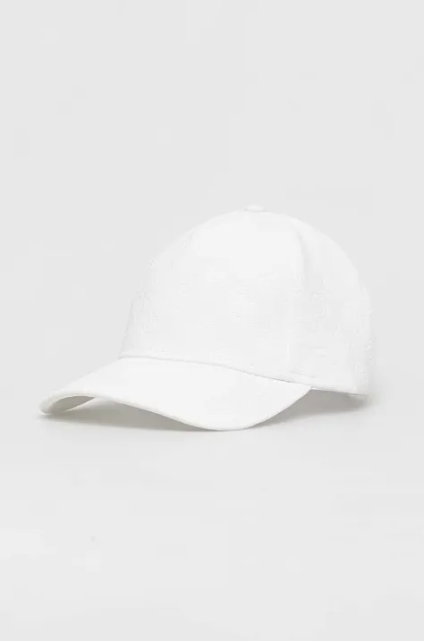 Καπέλο Guess χρώμα: άσπρο