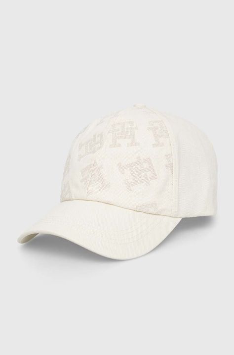 Βαμβακερό καπέλο του μπέιζμπολ Tommy Hilfiger