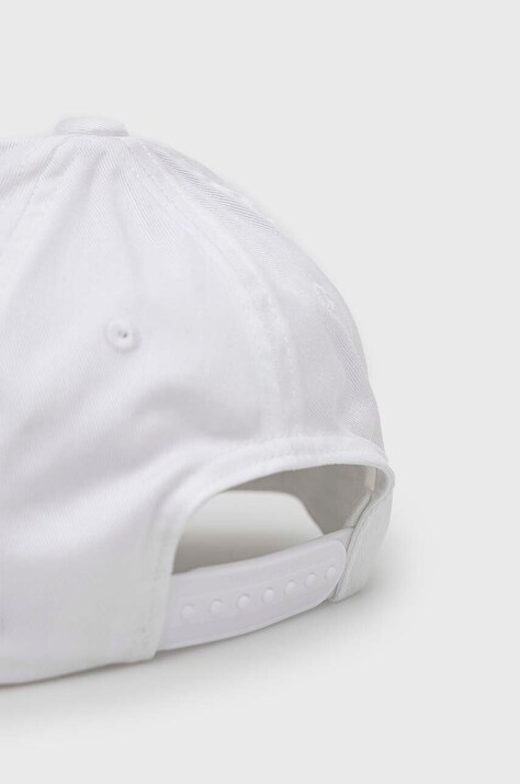 Бавовняна бейсболка Armani Exchange — SS23-CAD07O, білий — фото 3