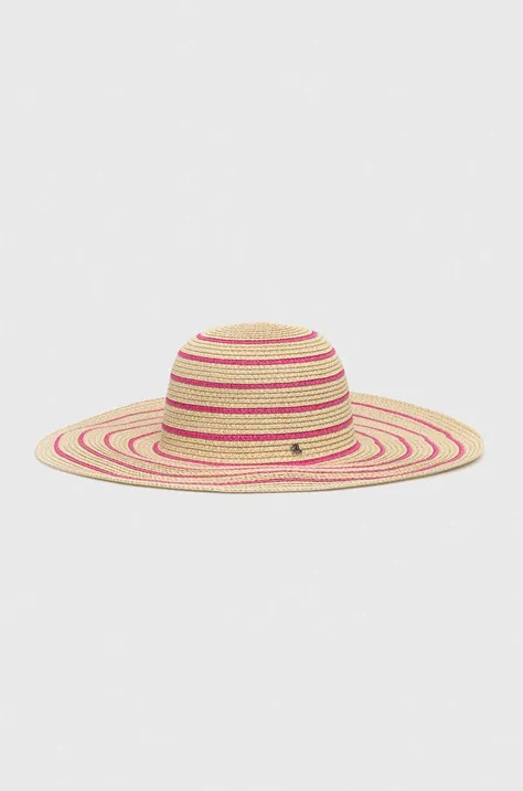 Шляпа Lauren Ralph Lauren цвет розовый