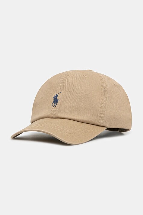 Polo Ralph Lauren șapcă de baseball din bumbac culoarea galben, uni, 211912843