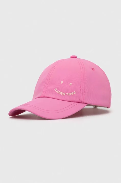 Kapa sa šiltom Paul Smith boja: ružičasta, s aplikacijom