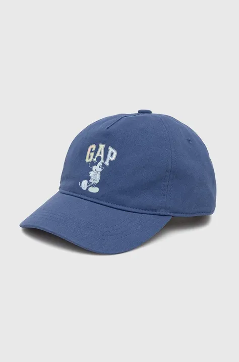 Pamučna kapa sa šiltom za bebe GAP x Disney s tiskom