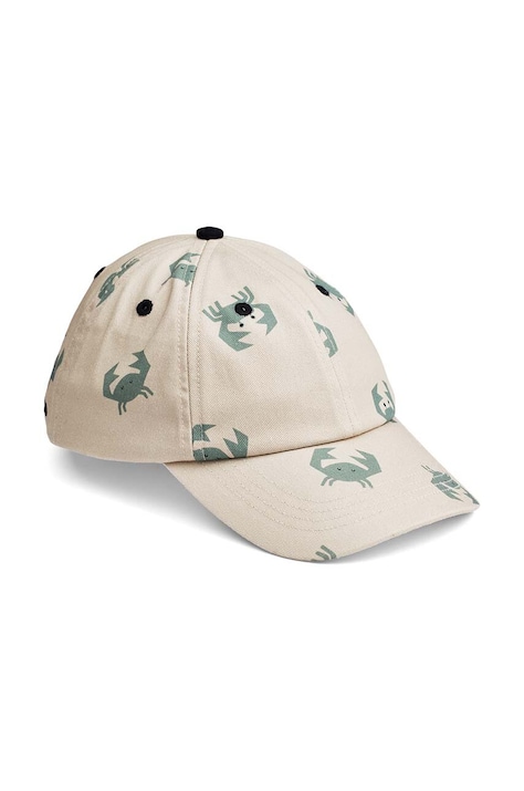Liewood cappello con visiera in cotone bambini Danny colore beige