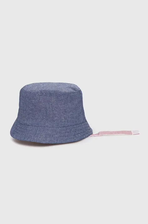 Αναστρέψιμο βαμβακερό παιδικό καπέλο zippy χρώμα: ροζ
