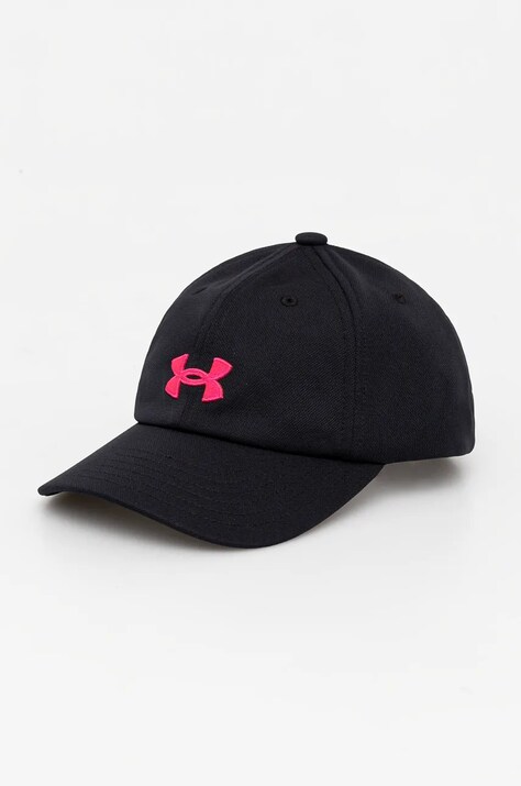 Under Armour șapcă de baseball pentru copii culoarea negru, cu imprimeu