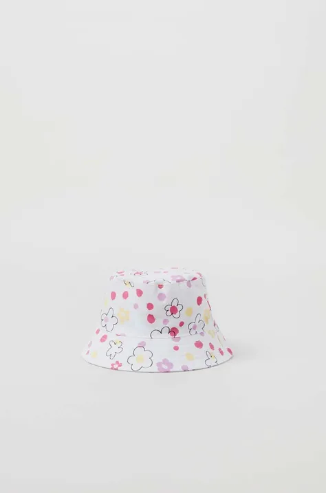 OVS kapelusz bawełniany dziecięcy kolor różowy bawełniany