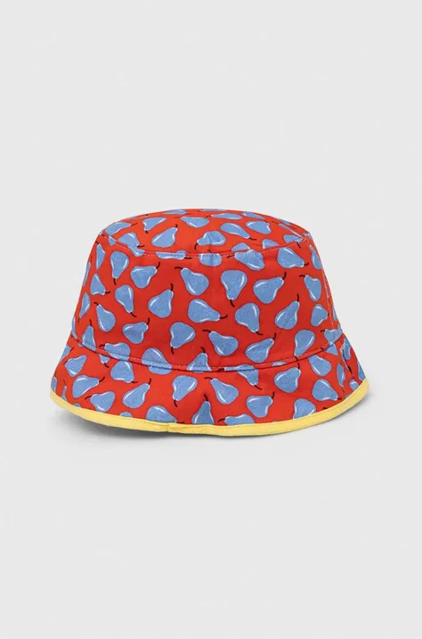 Pamučni dvostrani šešir za djecu United Colors of Benetton pamučni