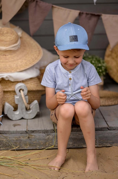 Pamučna kapa za djecu Jamiks s aplikacijom