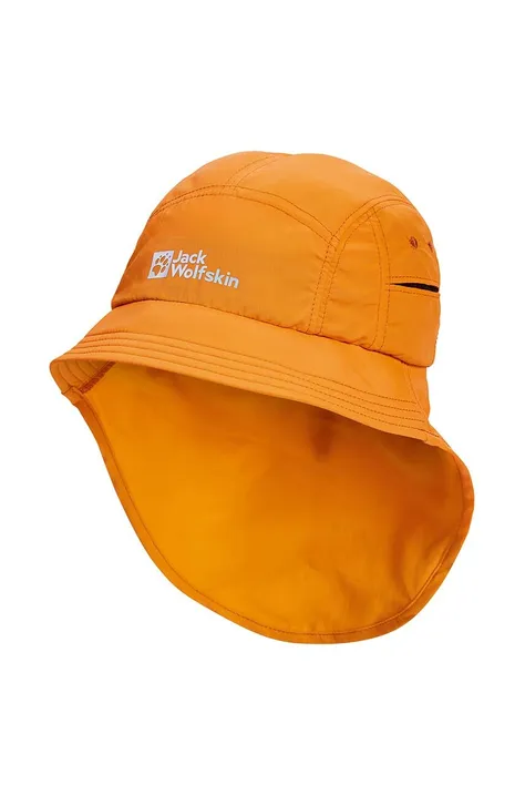 Otroški klobuk Jack Wolfskin VILLI VENT LONG HAT K oranžna barva