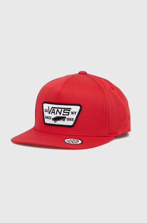 Παιδικό καπέλο μπέιζμπολ Vans BY FULL PATCH SNAPBA True Red