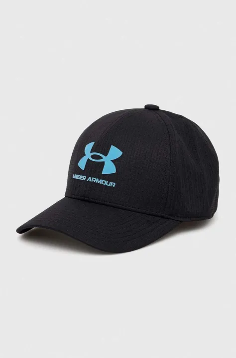 Παιδικό καπέλο μπέιζμπολ Under Armour χρώμα: μαύρο