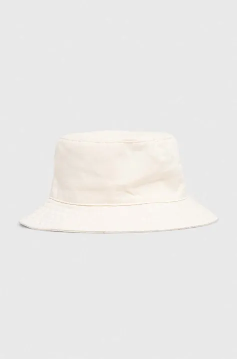 Detský bavlnený klobúk GAP béžová farba, bavlnený