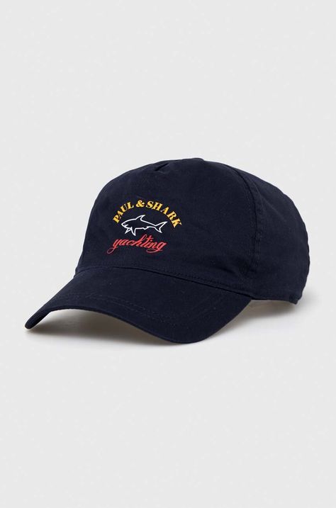 Βαμβακερό καπέλο του μπέιζμπολ Paul&Shark