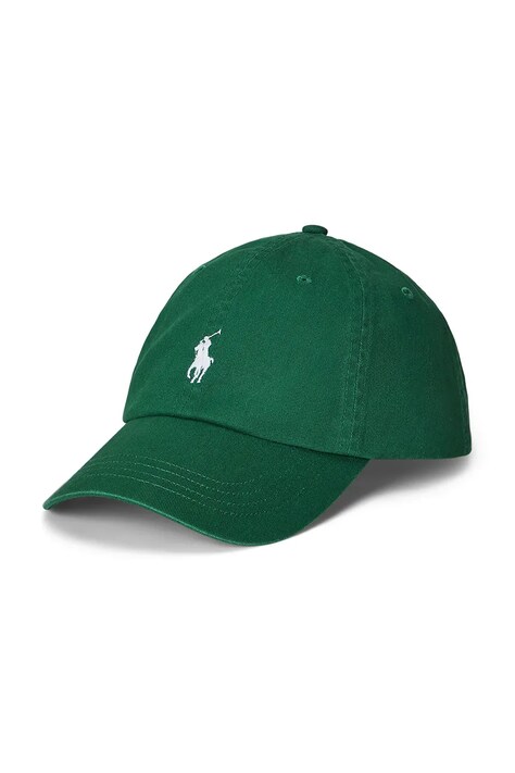 Бавовняна бейсболка Polo Ralph Lauren колір помаранчевий з аплікацією 710667709