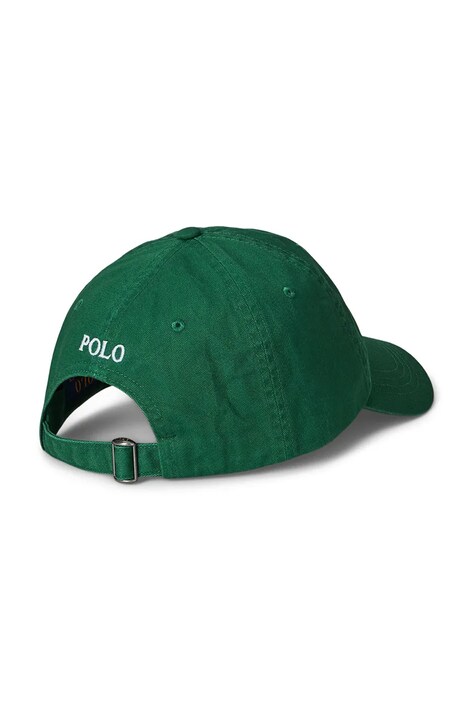 Polo Ralph Lauren кепка чоловіча бавовняна — SS23-CAM020, зелений — фото 2
