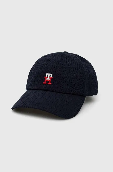 Καπέλο Tommy Hilfiger χρώμα: ναυτικό μπλε