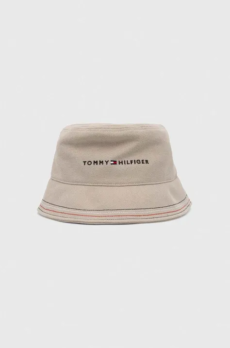 Шляпа Tommy Hilfiger цвет бежевый