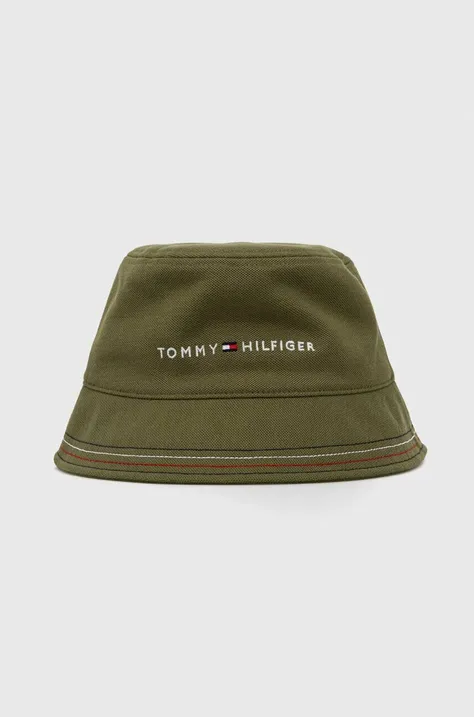Tommy Hilfiger kapelusz kolor zielony