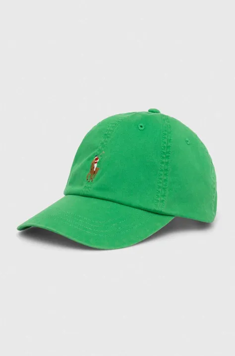 Polo Ralph Lauren șapcă culoarea verde, uni 710834737