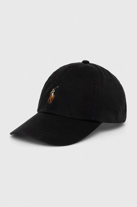 Καπέλο Polo Ralph Lauren χρώμα: μαύρο