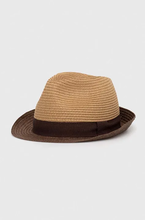 Καπέλο Sisley χρώμα: καφέ