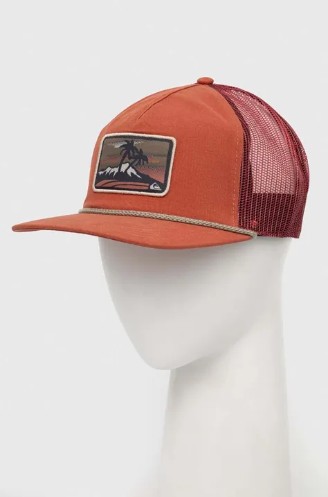 Καπέλο Quiksilver χρώμα: κόκκινο