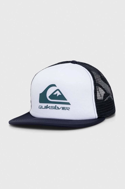 Quiksilver sapca culoarea albastru marin, modelator