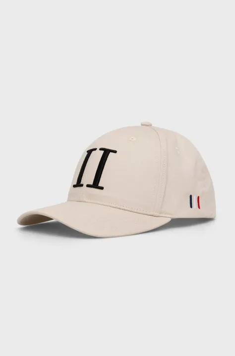 Les Deux berretto da baseball in cotone colore bianco con applicazione