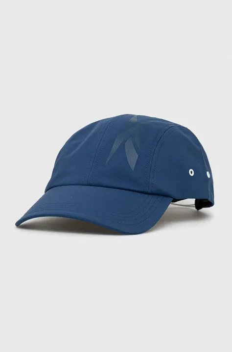 Reebok czapka z daszkiem Tech Style kolor niebieski z nadrukiem