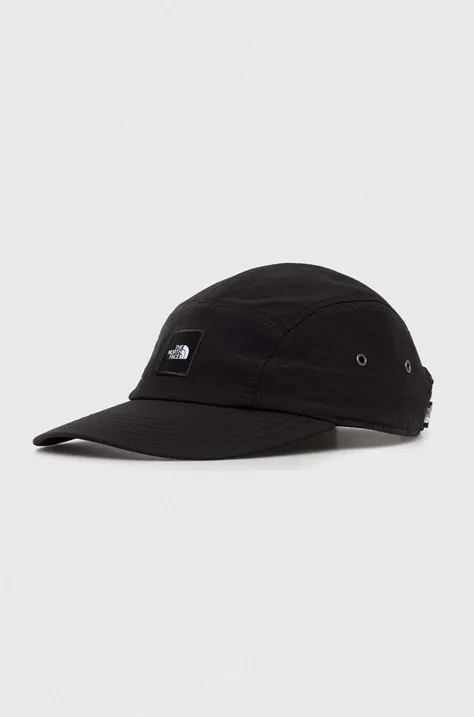 The North Face czapka z daszkiem kolor czarny z aplikacją NF0A7WHBJK31