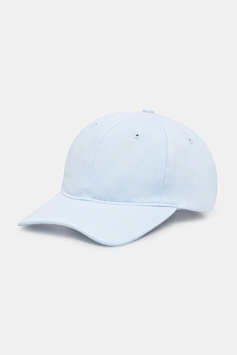 Lacoste czapka bejsbolówka bawełniana niebieska RK0440