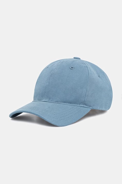 Lacoste czapka z daszkiem bawełniana niebieska RK0440