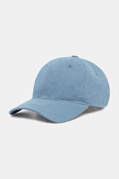 Lacoste czapka z daszkiem bawełniana niebieska RK0440