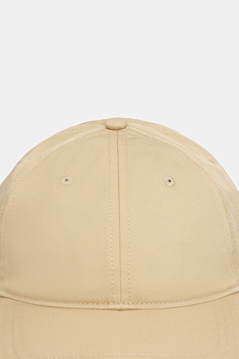 Lacoste бейсболка бавовняна — SS23-CAU050, бежевий — фото 2