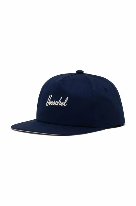 Кепка Herschel 12181867OS Embroidery цвет бежевый с аппликацией