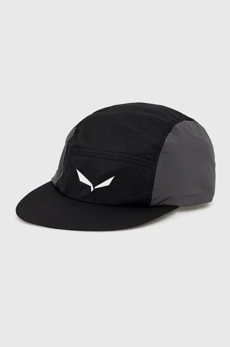 Salewa czapka z daszkiem Pedroc kolor czarny