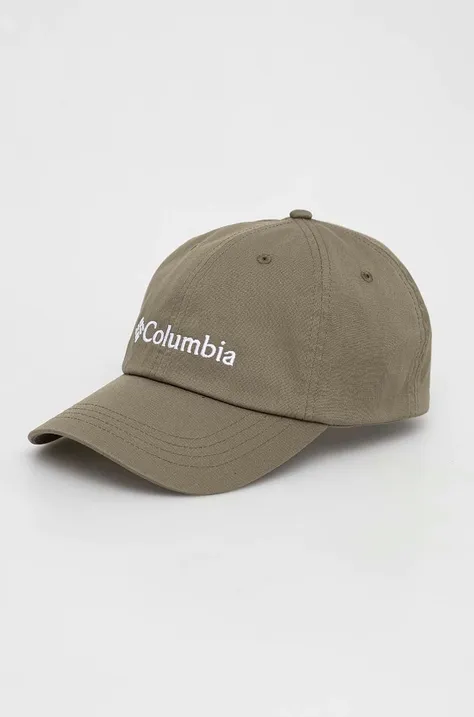 Columbia czapka z daszkiem kolor zielony z aplikacją 1766611.SS23-101