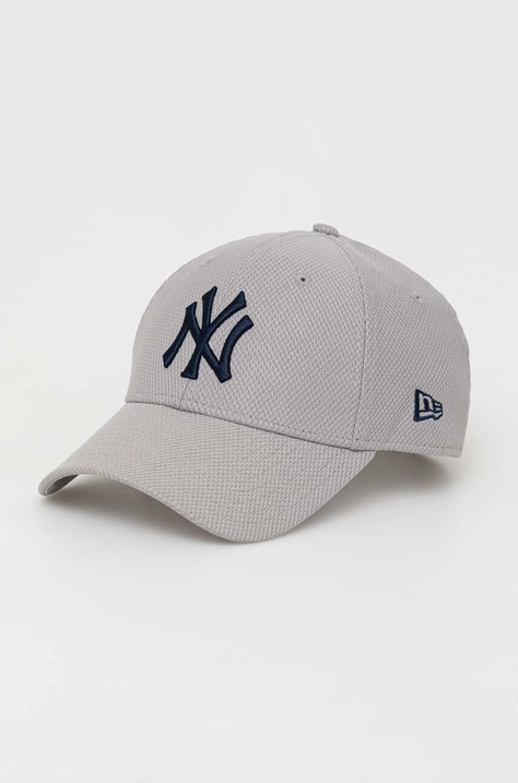 Kapa sa šiltom New Era boja: siva, s aplikacijom, NEW YORK YANKEES