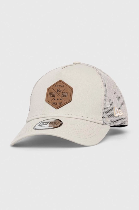 New Era baseball cap beige color