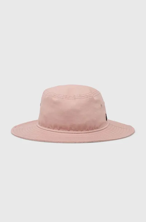 Шляпа из хлопка New Era цвет розовый хлопковый