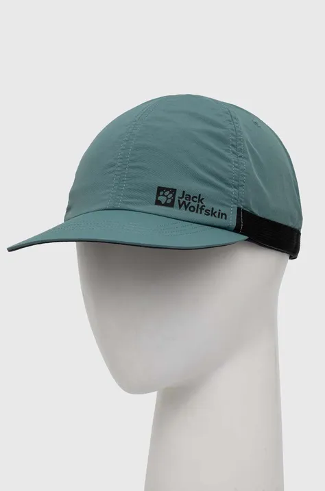 Καπέλο Jack Wolfskin Strap χρώμα: πράσινο