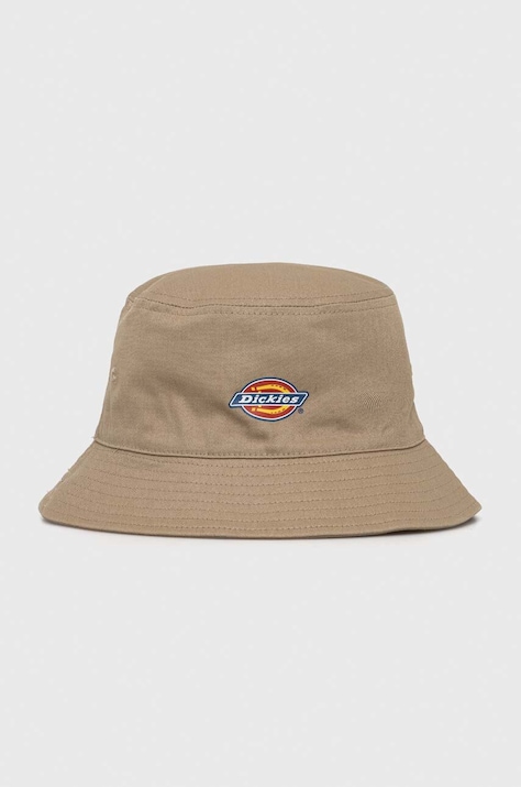 Bavlněná čepice Dickies bílá barva