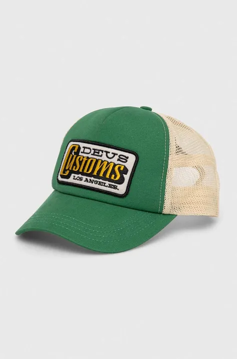 Καπέλο Deus Ex Machina χρώμα: πράσινο