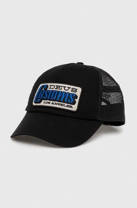 Καπέλο Deus Ex Machina χρώμα: μαύρο