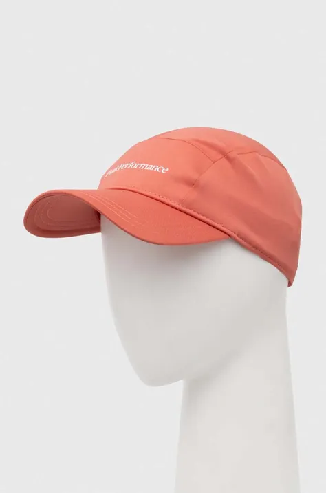 Kapa sa šiltom Peak Performance Tech Player boja: ružičasta, s tiskom