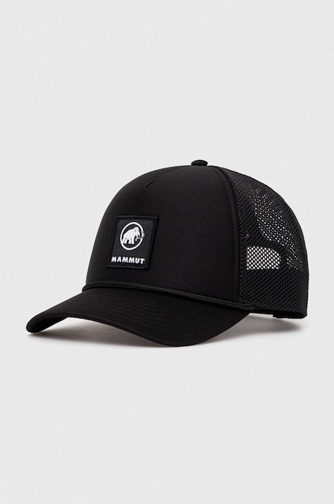 Kšiltovka Mammut Crag Logo černá barva, s aplikací