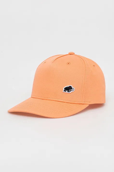 Kapa sa šiltom Mammut Mountain boja: narančasta, glatka