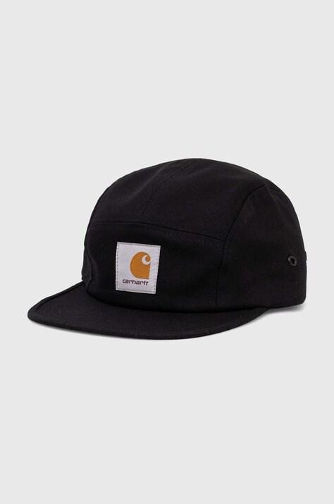 Бавовняна бейсболка Carhartt WIP Backley Cap колір коричневий з аплікацією I016607-TAMARIND